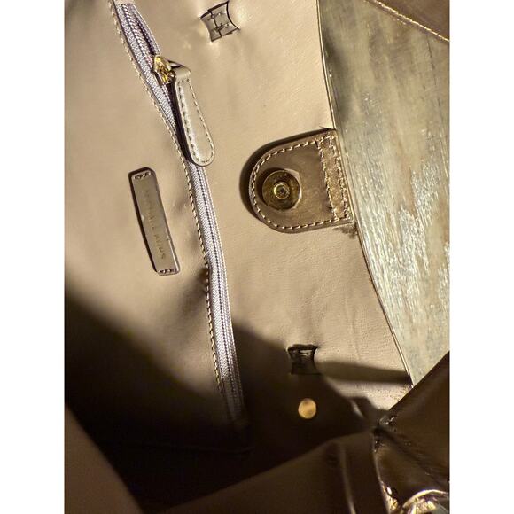 Michael Kors bronze satchel in pebbled leather - Picture 5 of 7